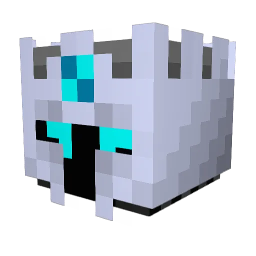 Witulino Minecraft avatar head, 3D render