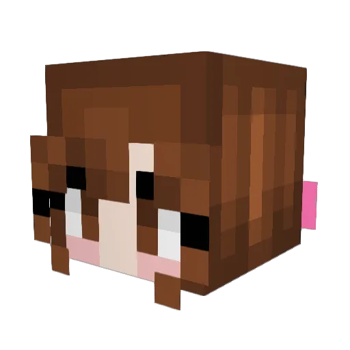 WixPlay Minecraft avatar head, 3D render