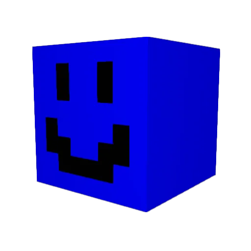 Wixboy Minecraft avatar head, 3D render