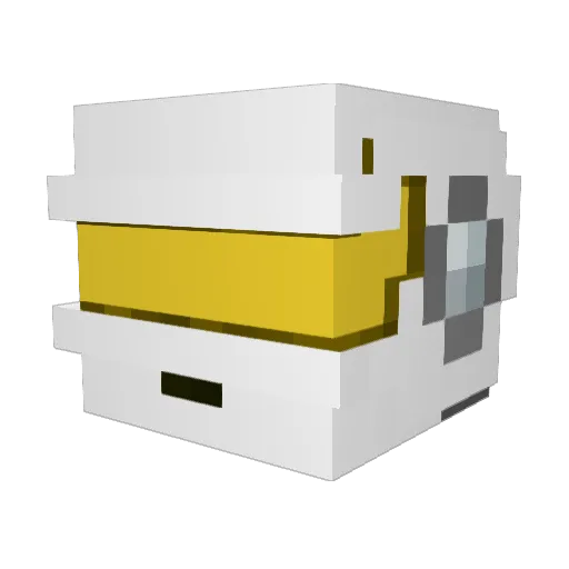 WixterOne Minecraft avatar head, 3D render