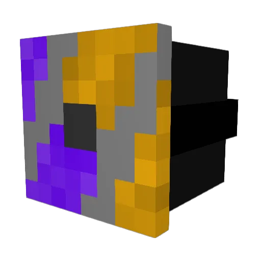WizOneK Minecraft avatar head, 3D render