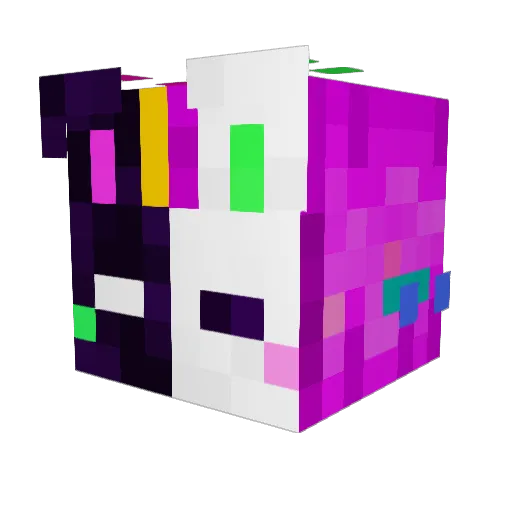 Wizard1ylizard Minecraft avatar head, 3D render