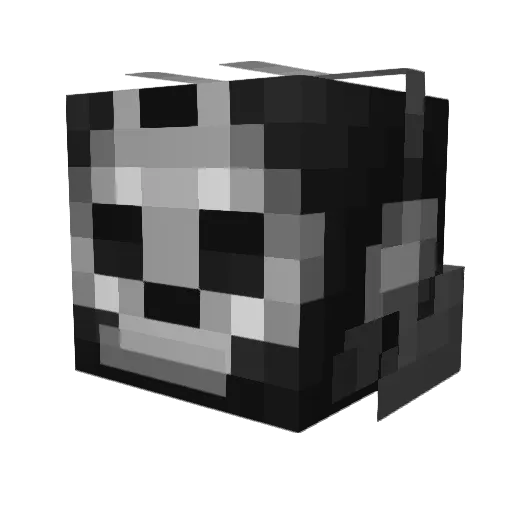 Wizard46 Minecraft avatar head, 3D render