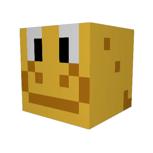 WizardBoi27 Minecraft avatar head, 3D render