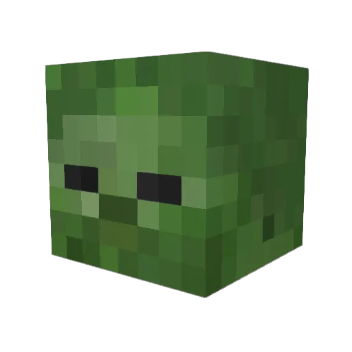 WizardCat890 Minecraft avatar head, 3D render