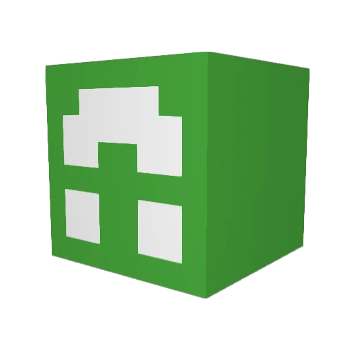 WizardEpso Minecraft avatar head, 3D render