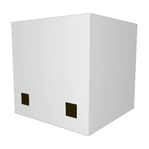 WizardGames1029 Minecraft avatar head, 3D render