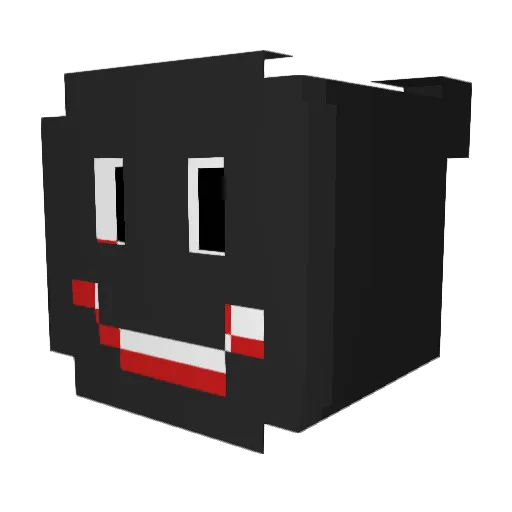 WizardKhalifus69 Minecraft avatar head, 3D render