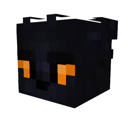WizardOfZinks Minecraft avatar head, 3D render