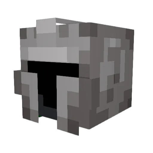 WizardThang Minecraft avatar head, 3D render