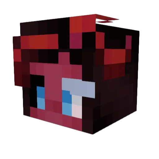 Wizard_Cook1e Minecraft avatar head, 3D render