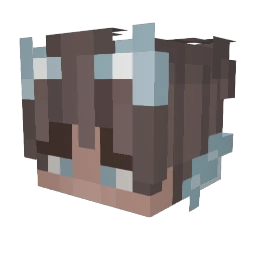 Wizard_Gartside Minecraft avatar head, 3D render