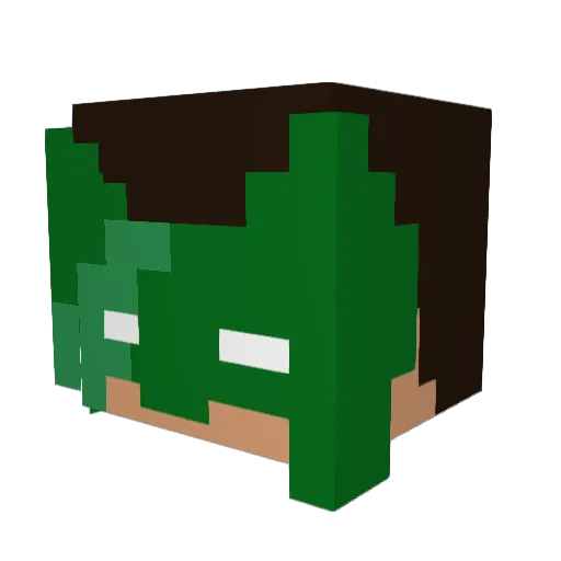 Wizard_Mickle Minecraft avatar head, 3D render