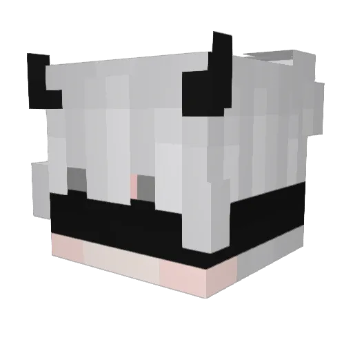 WizardsPro Minecraft avatar head, 3D render