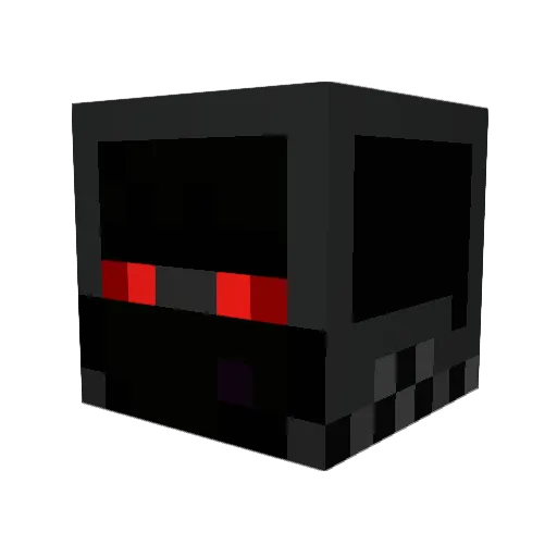 Wizart23 Minecraft avatar head, 3D render
