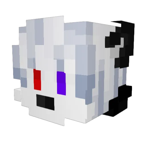 Wizg4_ Minecraft avatar head, 3D render