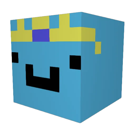 WjakeW17 Minecraft avatar head, 3D render