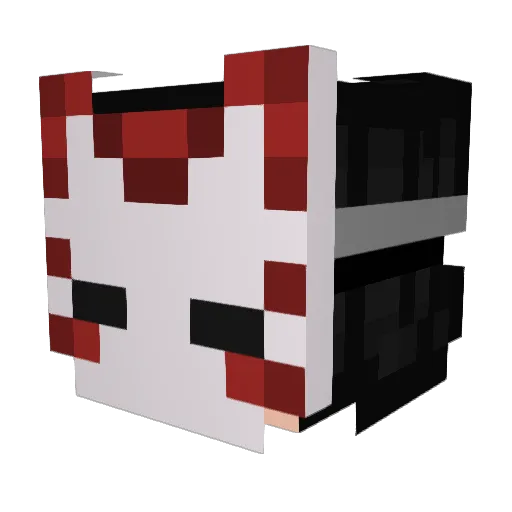 Wkrtuesday Minecraft avatar head, 3D render