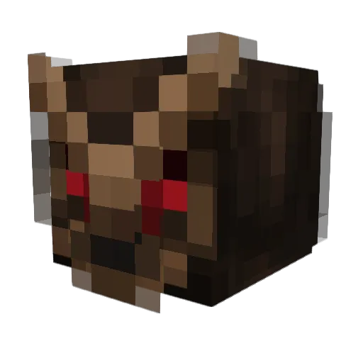 Wkyr_ Minecraft avatar head, 3D render