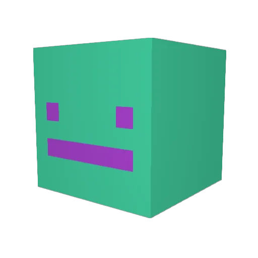 Wlgwalker Minecraft avatar head, 3D render