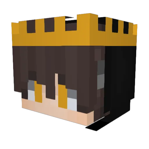 Wmath17 Minecraft avatar head, 3D render