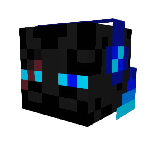 WoAHazard Minecraft avatar head, 3D render