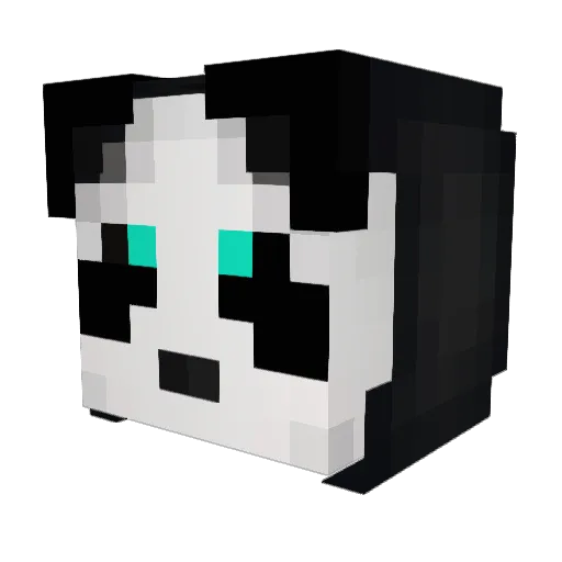 WoWtheKnight Minecraft avatar head, 3D render