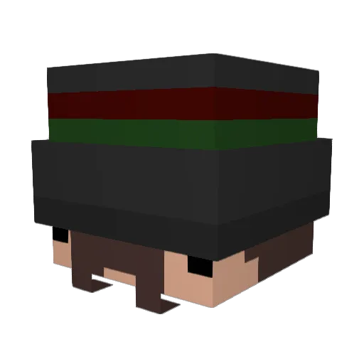 Wo_ist_Aldi Minecraft avatar head, 3D render