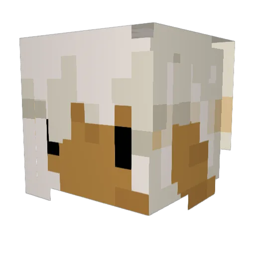 WoahDeer Minecraft avatar head, 3D render