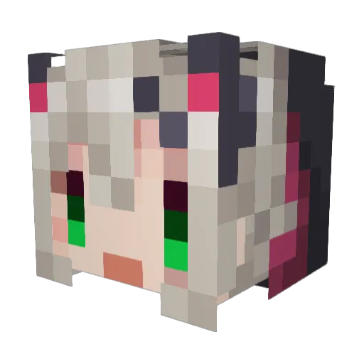 WoahEasyTiger Minecraft avatar head, 3D render