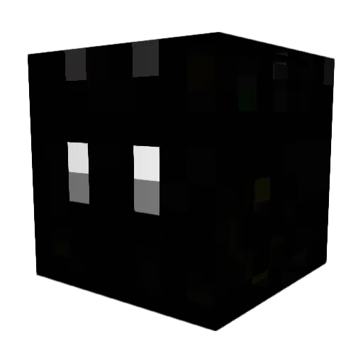 Wobbad Minecraft avatar head, 3D render