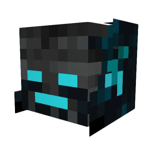 Wobbleweeds Minecraft avatar head, 3D render