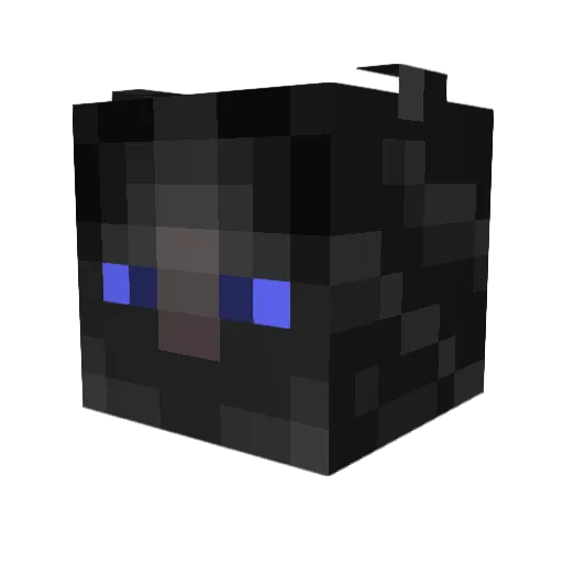 WobblyMarlin Minecraft avatar head, 3D render