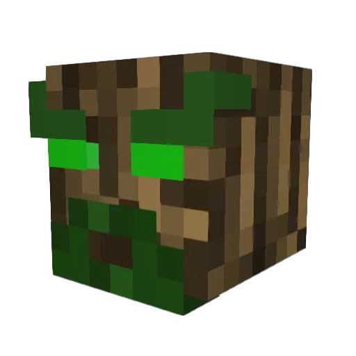 WoblySausage Minecraft avatar head, 3D render