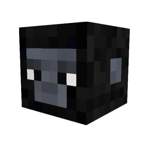 Wocrilla Minecraft avatar head, 3D render