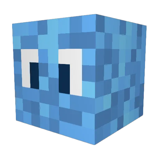 Wodkina Minecraft avatar head, 3D render