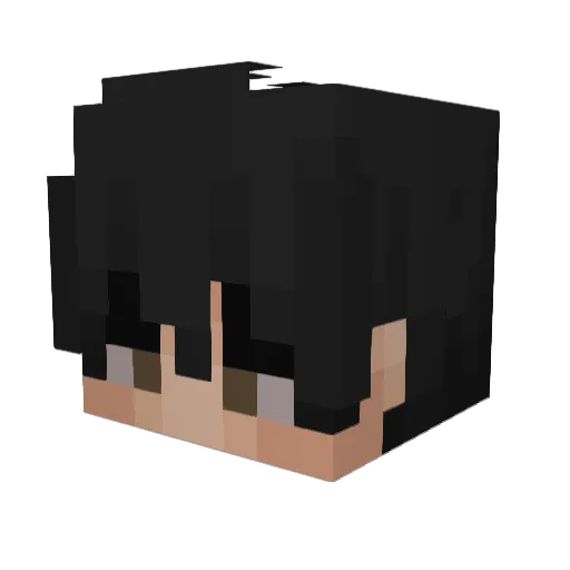 Wodrexx Minecraft avatar head, 3D render
