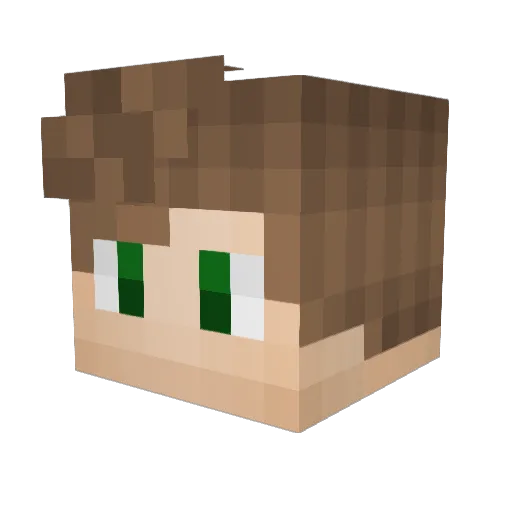 Wogei_Taurus Minecraft avatar head, 3D render
