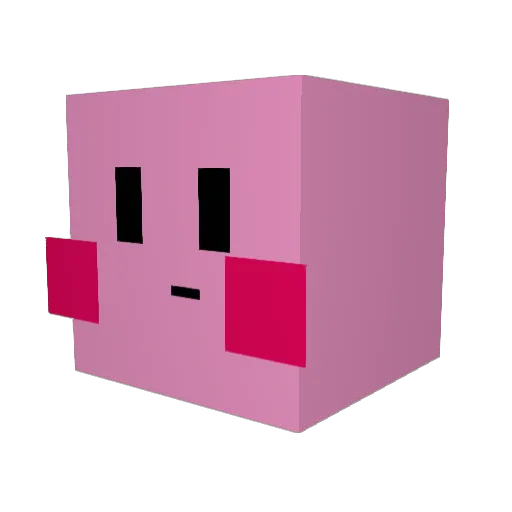 Wohkn Minecraft avatar head, 3D render