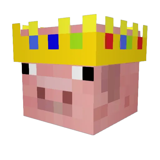 Wojanek2015 Minecraft avatar head, 3D render
