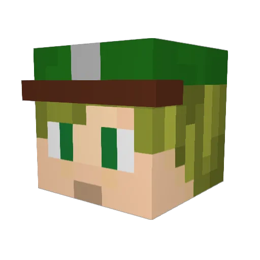 Wojtek201102 Minecraft avatar head, 3D render