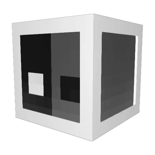 WokEnder Minecraft avatar head, 3D render