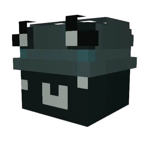 WokingBoBfish Minecraft avatar head, 3D render