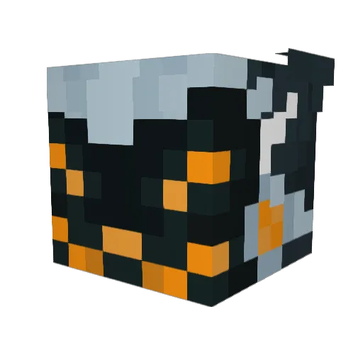 WolFSieg Minecraft avatar head, 3D render