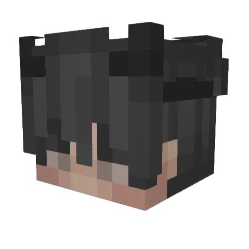 WolFieAlts Minecraft avatar head, 3D render