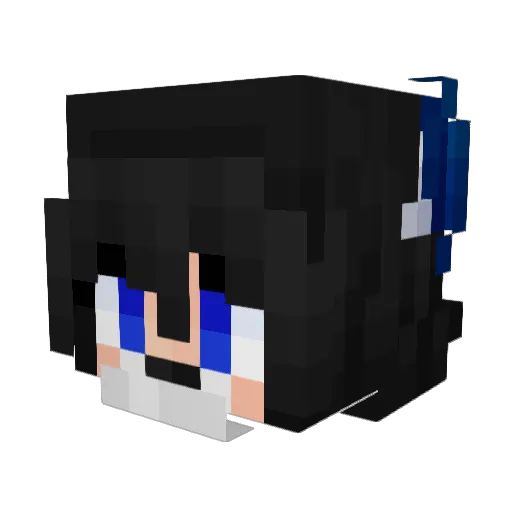WolFreyFNs Minecraft avatar head, 3D render