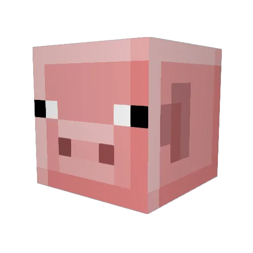 Wolf138Eddi Minecraft avatar head, 3D render