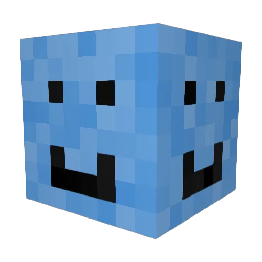 Wolf800 Minecraft avatar head, 3D render