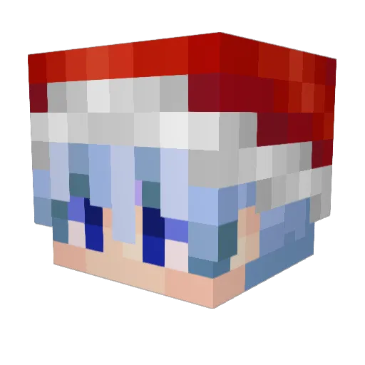 WolfBoy420_ Minecraft avatar head, 3D render