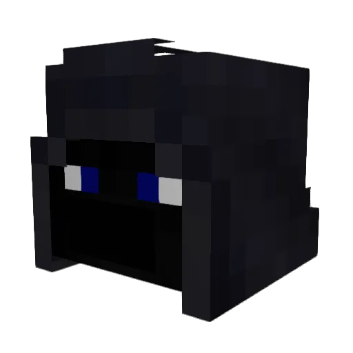 WolfDBR0611 Minecraft avatar head, 3D render